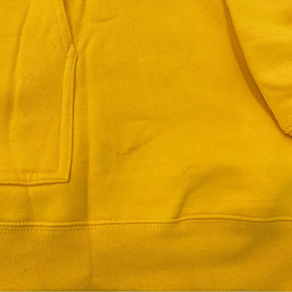 Reebok LSU Tigers Football Heisman Hoodie w/ Pouch Pocket 2XL Yellow - Picture 5 of 5